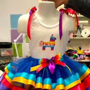 Fiesta birthday party newborn